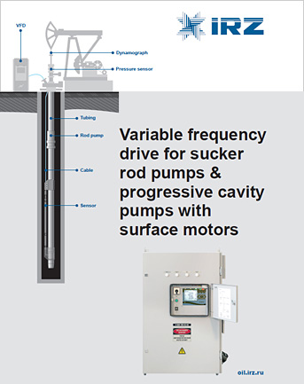 Variable frequency drive for sucker rod pumps & progressive cavity pumps with surface motors